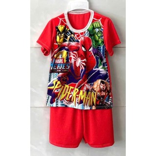 (8-20kg) Sỉ 10 Bộ Siêu Nhân Thun 3d Dày Dặn Cho Bé Trai.