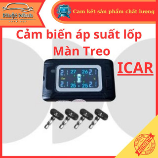 Bộ Cảm Biến Áp Suất Lốp ICAR (C340) Màn Treo Van Trong Gắn Kính Phù Hợp Mọi Loại Xe , Cắm Zin Theo Xe