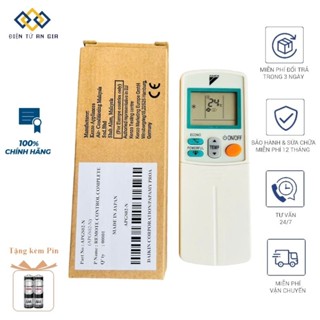   HÀNG CHÍNH HÃNG PHÍM ÊM  Điều khiển điều hòa Daikin Mold Proof Sensor 2 chiều tặng Pin MỚI FULLBOX 