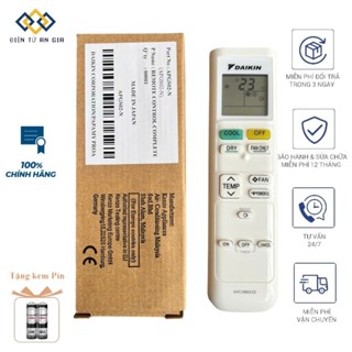   HÀNG CHÍNH HÃNG PHÍM ÊM  Điều khiển điều hòa máy lạnh Daikin DÀI  tặng Pin MỚI FULLBOX 