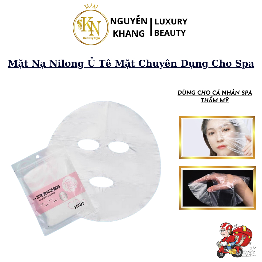 Mặt Nạ Ni Lông Ủ Tê Mặt I Màng Nilong Ủ Tê Chuyên Dụng Cho Spa, TMV