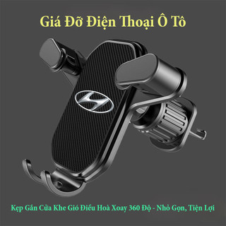  Giá Đỡ Điện Thoại Trên Ô Tô Gắn Cửa Khe Gió Điều Hoà Có Logo Theo Hãng Xe - Xoay 360 Độ Nhỏ Gọn Tiện Lợi An Toàn 