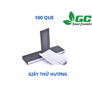 [HCM] Giấy thử mùi nước hoa loại tốt đầu nhọn - Que thử hương Greencosmetic - combo 100 que