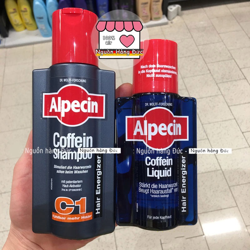 Dầu gội mọc tóc Alpecin C1 CHUẨN Đức chống rụng - Nguồn hàng Đức