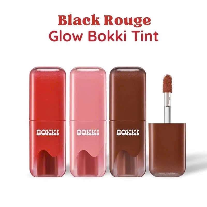 Son Tint Bóng Black Rouge Glow Bokki Tint Full màu