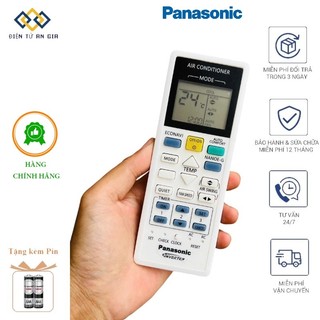 Điều khiển ĐIỀU HÒA PANASONIC 1-2 chiều ECONAVI GIẢM SÂU 16 ĐỘ TẶNG PIN+ ĐẾ TREO