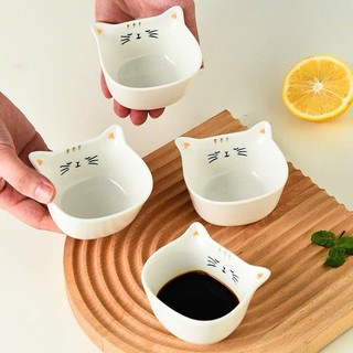 Bát Sứ, Bát Chấm Gia Vị, Mắm Hình Con Mèo, Con Gà Decor Bàn Ăn Dễ Thương