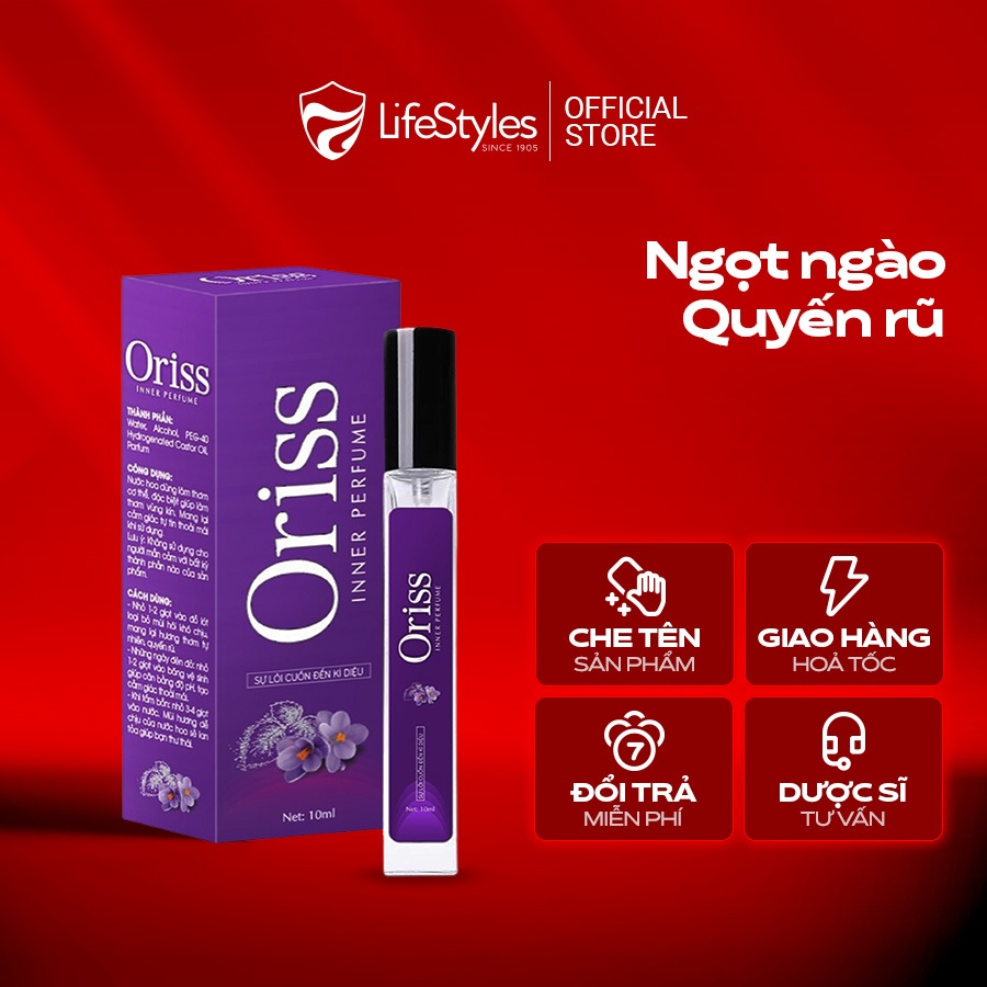 Nước hoa vùng kín phụ nữ Oriss hương thơm quyến rũ 10ml Yeu247