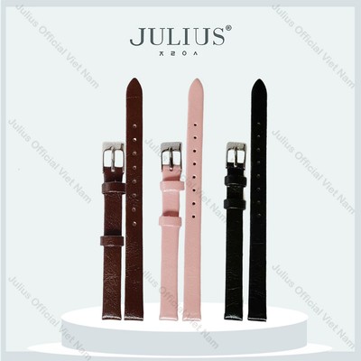 Dây da đồng hồ JA-979, dây đồng hồ đeo tay Julius Size 8 D08 | Julius Official