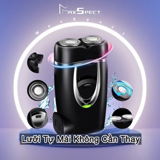Máy cạo râu 2 lưỡi tự mài cao cấp MaxSPect bảo hành 12 tháng