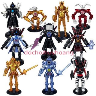 Mô hình Skibidi Toilet đầu bồn cầu Speakman Tivi TV Man Đồng Hồ Clock Bác Sĩ Super Titan Khoan Người Loa Cameraman