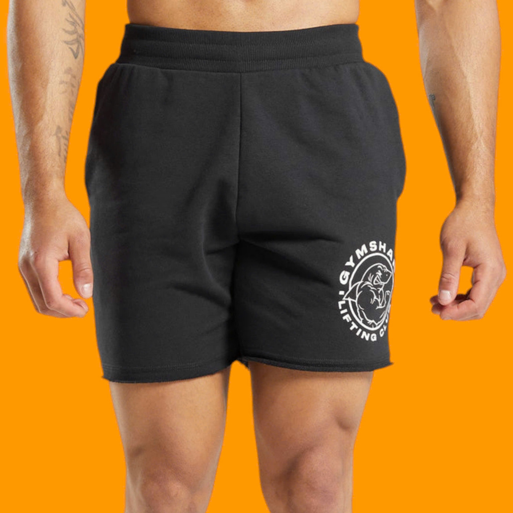 [ SALE ] Quần short GYMSHARK không lai nỉ chân cua túi có khoá kéo