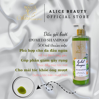 Dầu Gội Bưởi  Alice cosmetics (pomelo ) 500ml thuần mộc