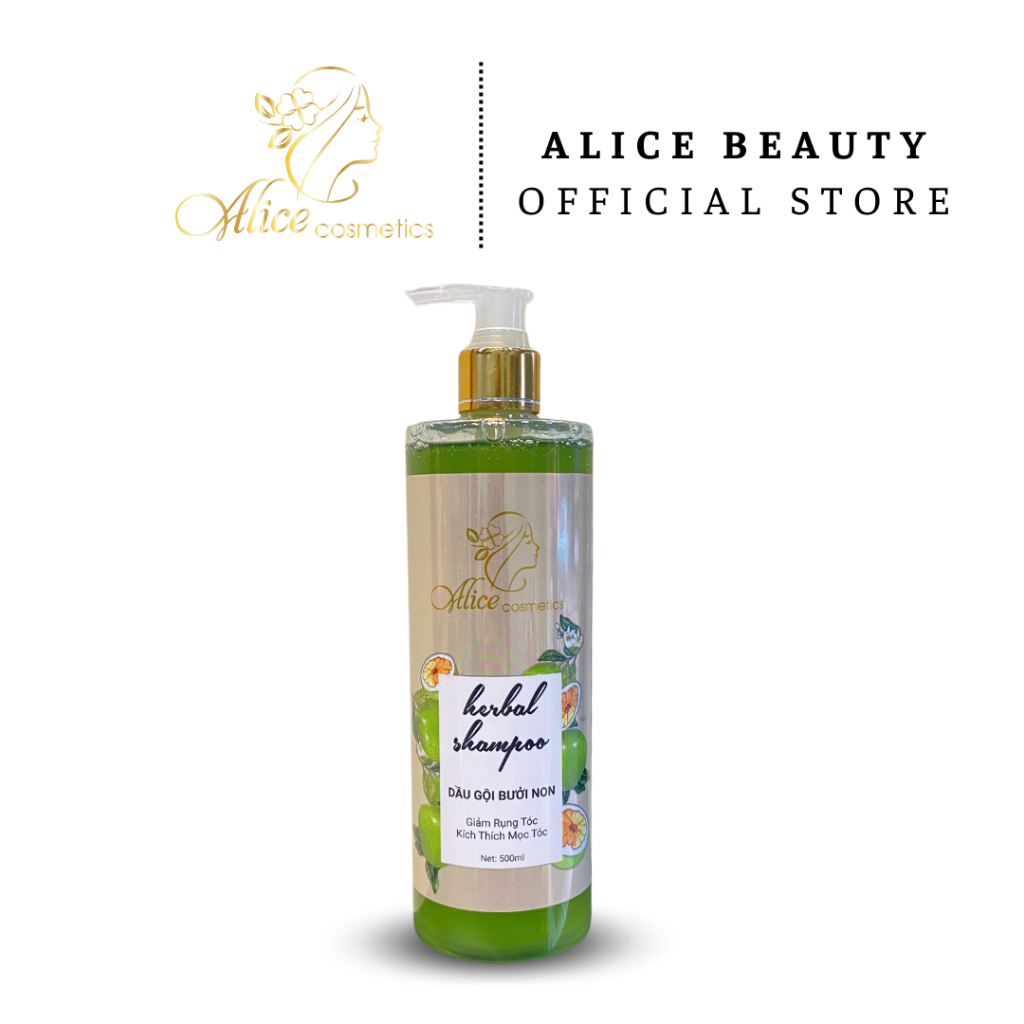 Dầu Gội Bưởi  Alice cosmetics (pomelo ) 500ml thuần mộc