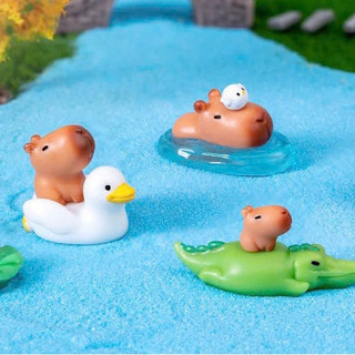 Set 5 Capybara Đồ Chơi Trang Trí  Decor Quà Tặng Dễ Thương