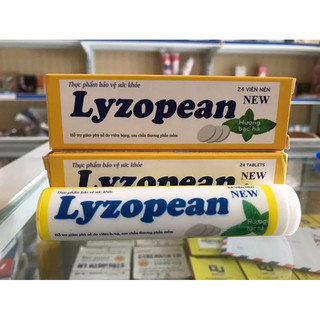 Viên Ngậm Lyzopean (tuýp 24viên) Giảm ho, làm sạch đường hô hấp