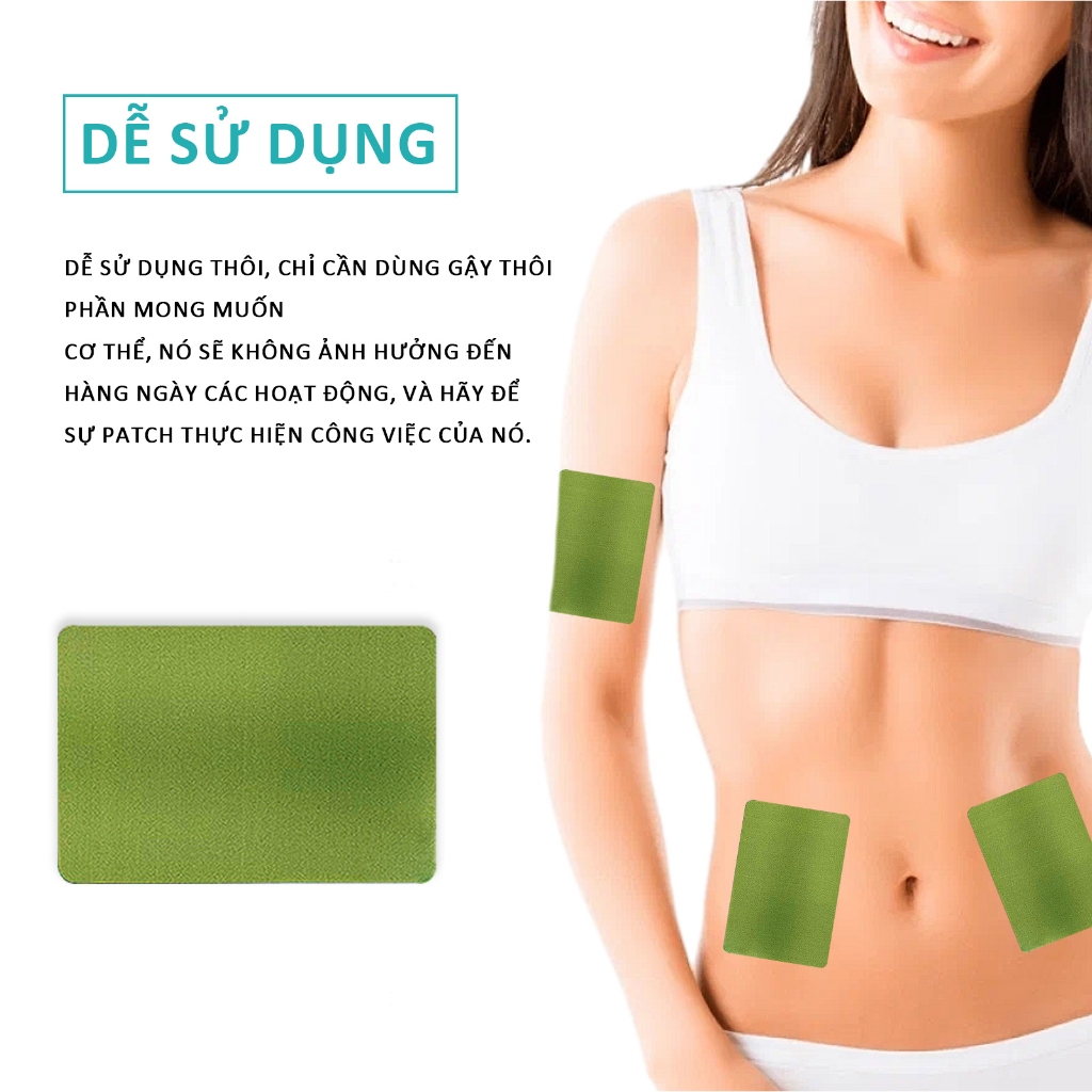 South Moon Miếng Dán Giảm Béo - Miếng Dán Nóng Tạo Hình, Chăm Sóc Cơ Thể & Săn Chắc Da (12 miếng)