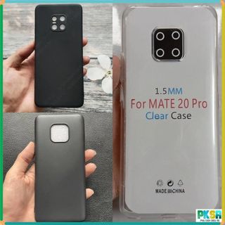Ốp Huawei Mate 20 Pro dẻo đen trơn và dẻo trong suốt (Loại dày cao cấp)