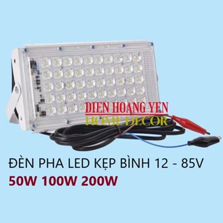 đèn pha led kẹp bình 12v - 85V 50W 100W 200W siêu sáng sáng trắng