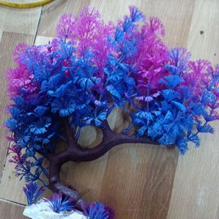 Cây giả thủy sinh trang trí bể cá 30cm
