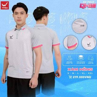Áo Polo Wika Qh19 Z-Vol, Áo Phông Có Cổ, Áo Thể Thao Nam Nữ Chất Vải Thoáng Mát