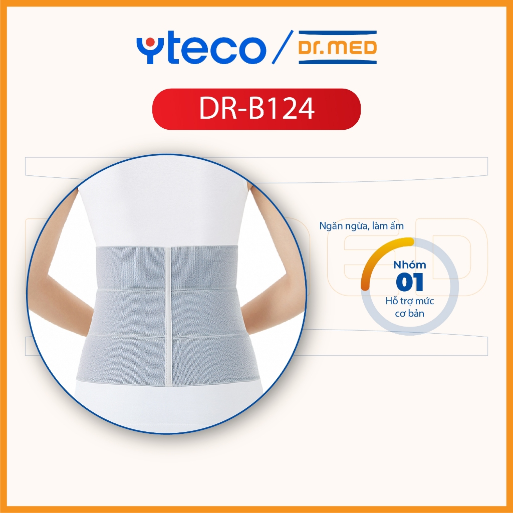Đai nịt bụng 3 tấm Dr.MED DR-B124 - YTECO