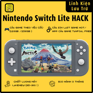 Máy Chơi Game Nintendo Switch Lite Mod Chip HACK Tải Game Free (Sẵn Tinfoil/ Bảo hành 3 Tháng)