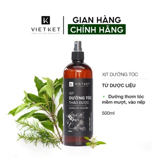 Xịt Dưỡng Tóc Thảo Dược VIETKET 500ml - Giảm Gãy Rụng, Phục Hồi Hư Tổn, Dưỡng Tóc Chắc Khỏe Mềm Mượt