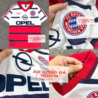 Retro.BAYE1998 - Áo Bóng Đá RETRO CLASSIC hàng Thái cao cấp - Retro.BAYE trắng đỏ98