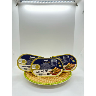 Cá trích ngâm dầu Vitafish 190g , cá hộp Nga hun khói