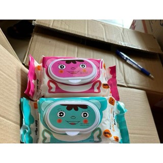 Khăn ướt không mùi Baby Wipes 650g khổ lớn, an toàn cho da