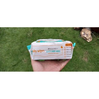 Khăn ướt không mùi Baby Wipes 650g khổ lớn, an toàn cho da
