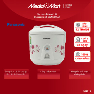 Nồi cơm điện cơ 1,8L Panasonic SR-MVN18FRAX