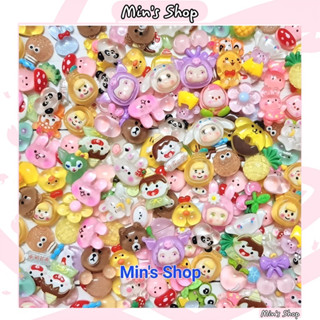 TÚI SỈ 300 CHARM/STIKER/CENTER loại TRONG dùng làm phụ kiện tóc,slime, dán ốp lưng, bình nước♥