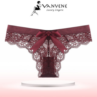 Quần lót ren nữ sexy cao cấp Vanvene QLX2 có nơ phía sau cạ quyến rũ siêu nhẹ
