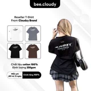 [ Hỏa tốc  ] Áo thun nữ nam unisex tay lỡ local brand form rộng oversize cotton CLOUDZY CROP - Resells By JustBU