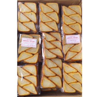  5 gói Bánh xà lam dừa nướng - giá sỉ cây 6 cái - Snack food đồ ăn vặt đặc sản miền tây 