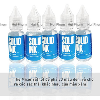 Nước Pha Mực Solid INK 10ml Chính Hãng, Dung Dịch Pha Mực
