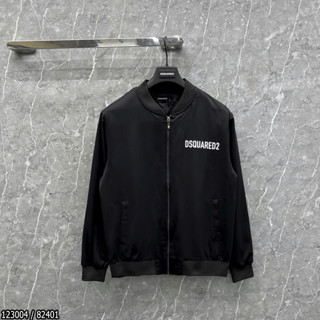 Áo khoác bomber nam nữ DSQ in hoạ tiết trước ngực và ICON sau lưng MANSHINE