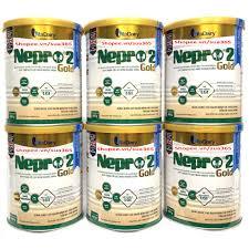 Combo 6l Sữa Nepro 2 Gold 400g (người bệnh thận có URE huyết tăng)
