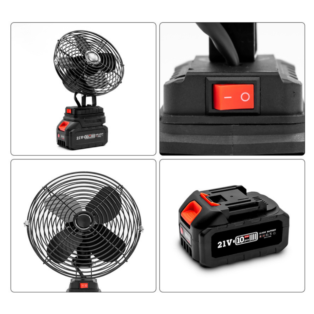 Quạt Tích Điện Mini DIDOOGLT Để Bàn Lượng Lớn 10 Cell Làm Mát Cực Nhanh, Sử Dụng Liên Tục Nhiều Giờ | BigBuy360 - bigbuy360.vn