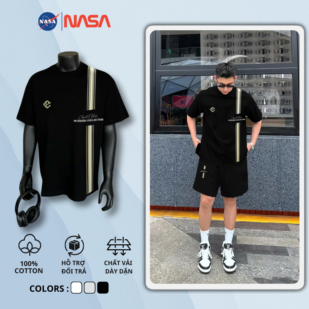 Áo thun nam nữ áo đôi unisex local brand chất liệu cotton cao cấp L66 Nasa [A256]