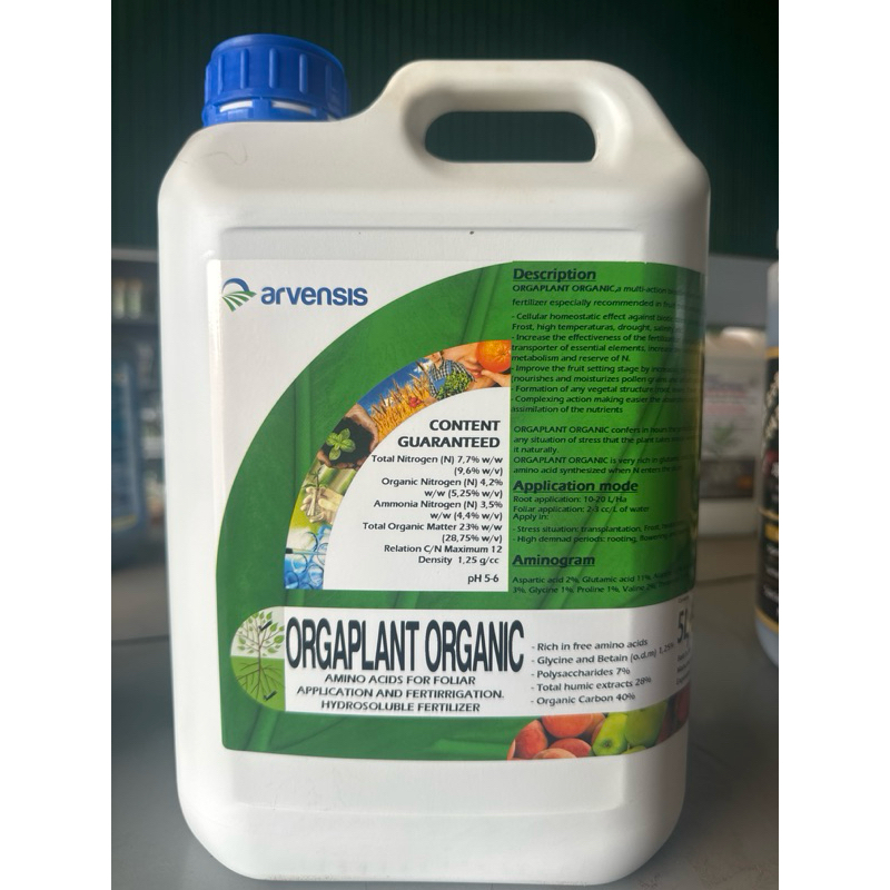 Phân Bón Hữu Cơ Orgalant Organic Roots 66 Nhập Khẩu Tây Ban Nha Can 5Lít