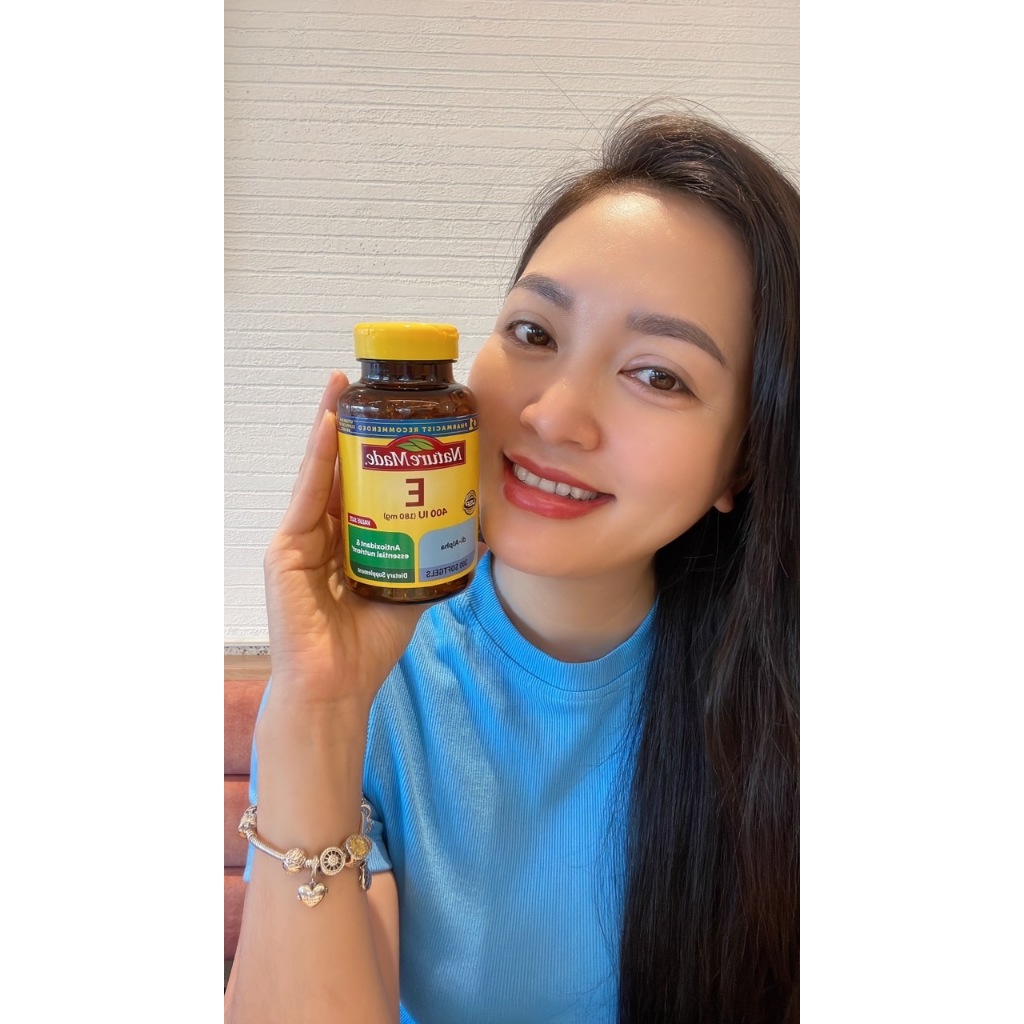 Viên uống Vitamin E từ Nature Made Vitamin E 400IU (180mg) - 300 Softgels
