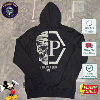 Áo Khoác Nam QP Nử Đầu Lâu Đính Đá Lấp Lánh 💙 Khoá Zip, Chất Áo Dày Dặn, Ấm Áp Mùa ĐÔng