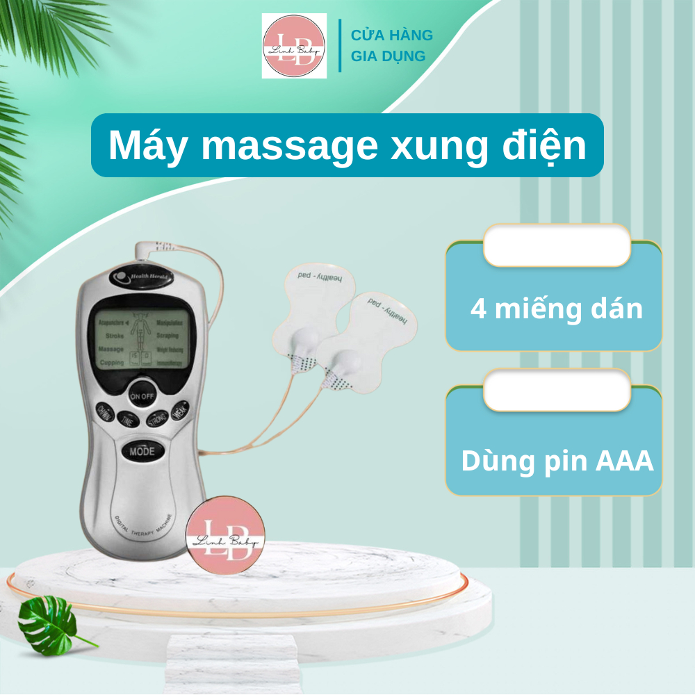 Máy Massage Xung Điện Trị Liệu 4 Miếng Dán