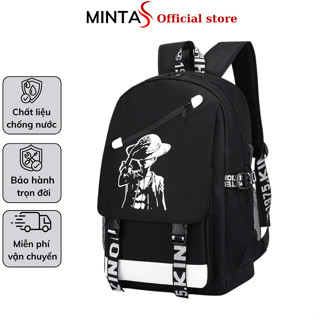 BALO UNISEX BoyMusic Và OnePiece THỜI TRANG. Balo Vải 3 Lớp Dày Chống Thấm Nước Mintas 300.