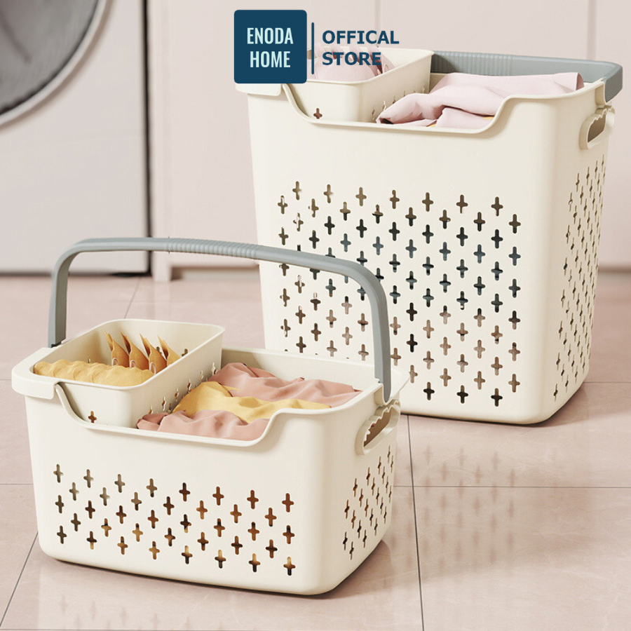 Giỏ Đựng Quần Áo Bẩn ENODA HOME, Giỏ Đựng Đồ Lót Có Quai Xách, 3 Kích Thước Đa Dạng Lựa Chọn Q048 | BigBuy360 - bigbuy360.vn