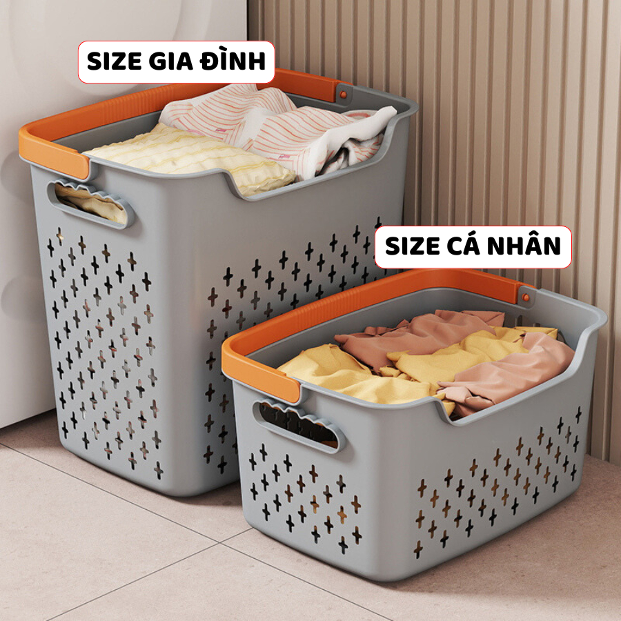 Giỏ Đựng Quần Áo Bẩn ENODA HOME, Giỏ Đựng Đồ Lót Có Quai Xách, 3 Kích Thước Đa Dạng Lựa Chọn Q048