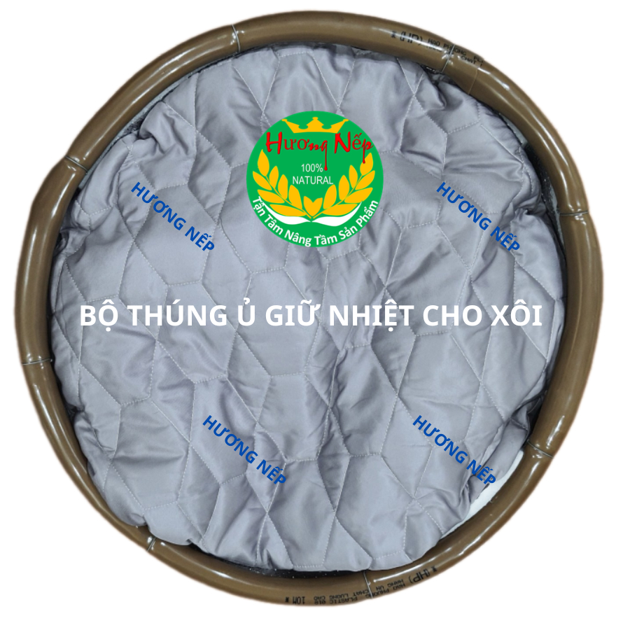  Bộ thúng ủ xôi giữ nhiệt xôi lâu khi bán vệ sinh tiện lợi tiết kiệm 